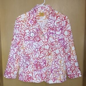 Firm Final price!*Floral Print Jacket(14)